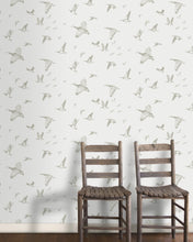 Load image into Gallery viewer, Flock in Flight | Silver Sky